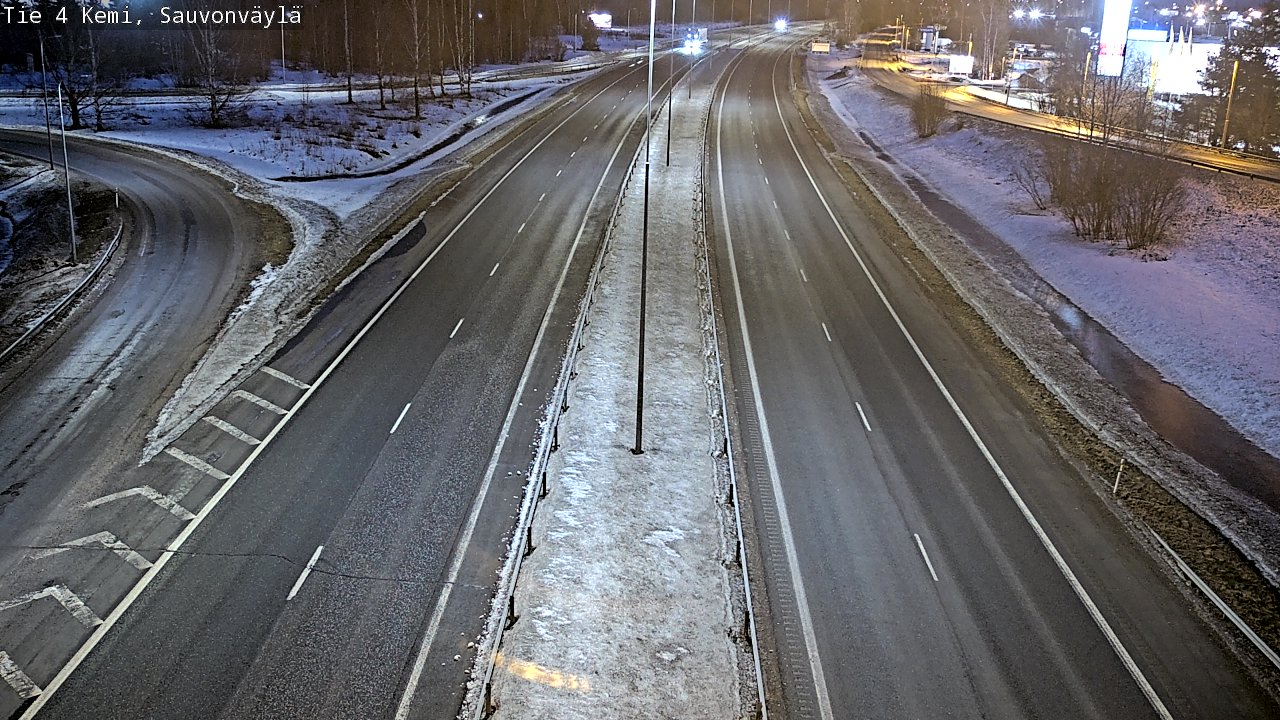 Kelikamerat Kuva Tie 4 Kemi, Sauvonväylä, Kemi, Lappi