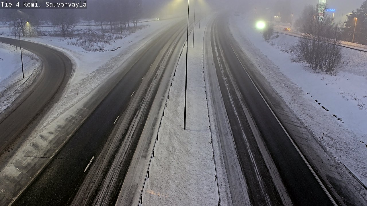 Weather Camera Image Road 4 Kemi, Sauvonväylä, Kemi, Lappi