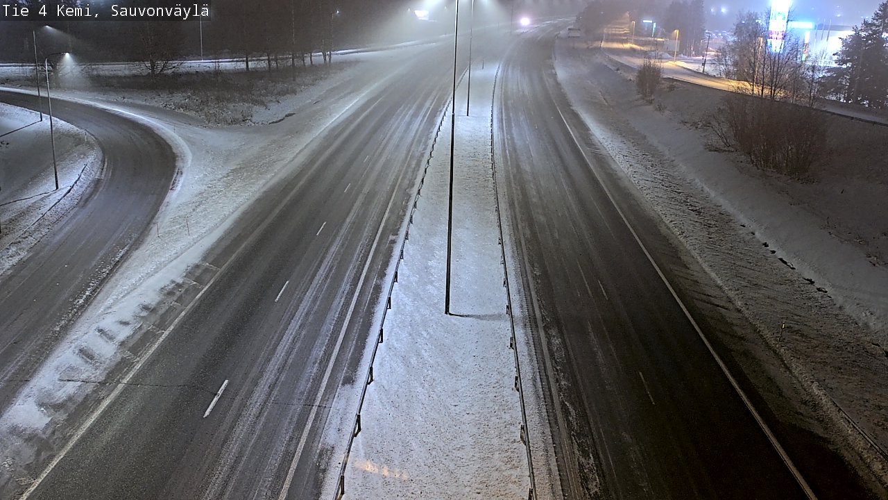 Weather Camera Image Road 4 Kemi, Sauvonväylä, Kemi, Lappi