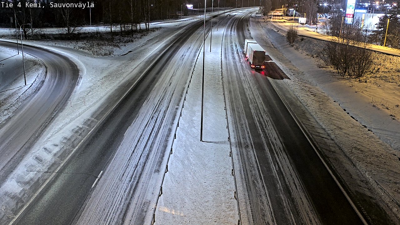 Weather Camera Image Road 4 Kemi, Sauvonväylä, Kemi, Lappi
