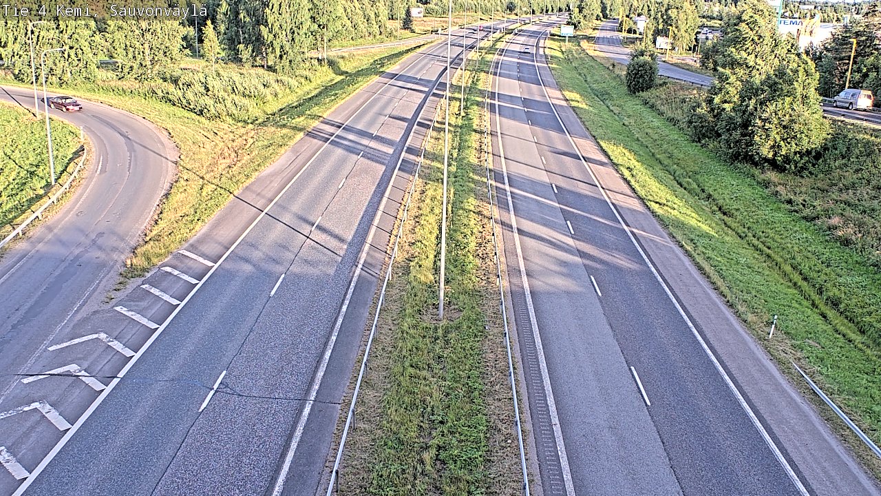 Kelikamerat Kuva Tie 4 Kemi, Sauvonväylä, Kemi, Lappi