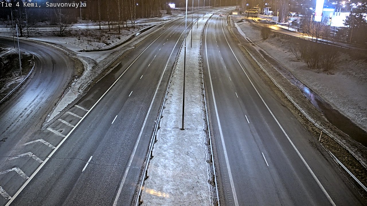 Weather Camera Image Road 4 Kemi, Sauvonväylä, Kemi, Lappi