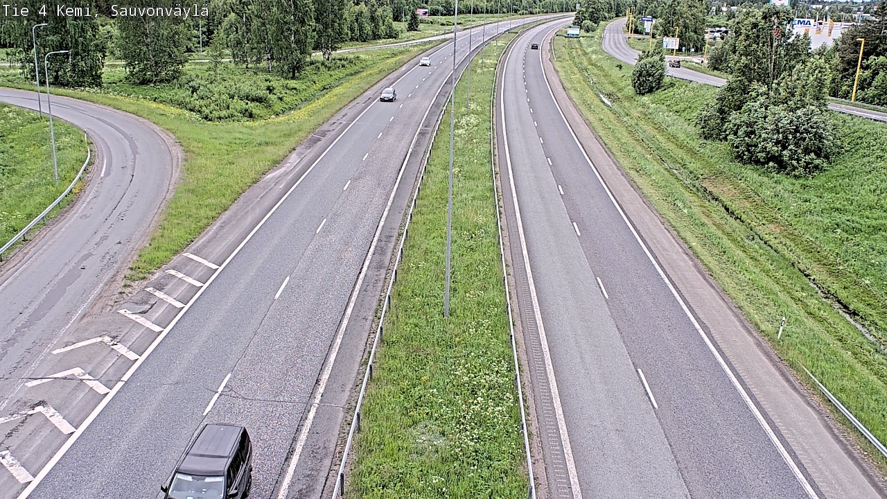 Kelikamerat Kuva Tie 4 Kemi, Sauvonväylä, Kemi, Lappi