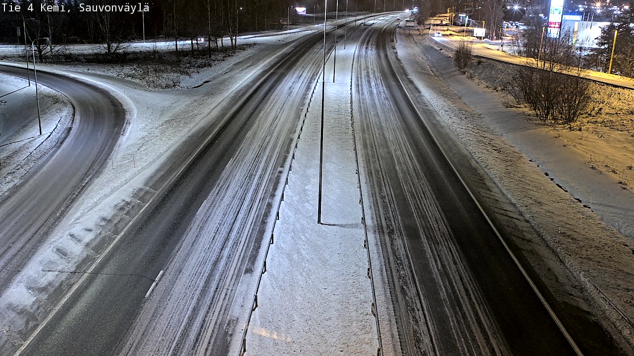 Weather Camera Image Road 4 Kemi, Sauvonväylä, Kemi, Lappi