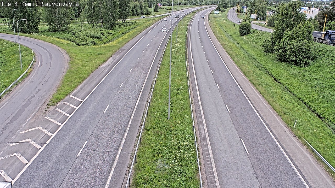Kelikamerat Kuva Tie 4 Kemi, Sauvonväylä, Kemi, Lappi