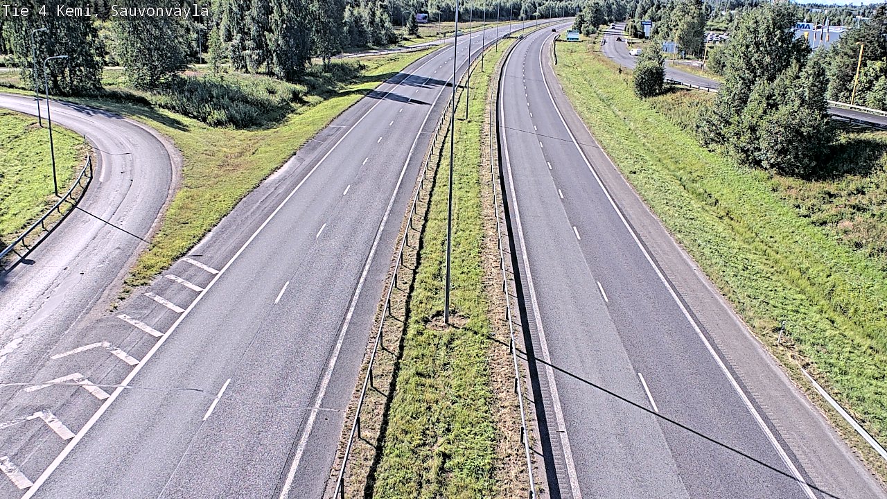 Weather Camera Image väg 4 Kemi, Sauvonväylä, Kemi, Lappi