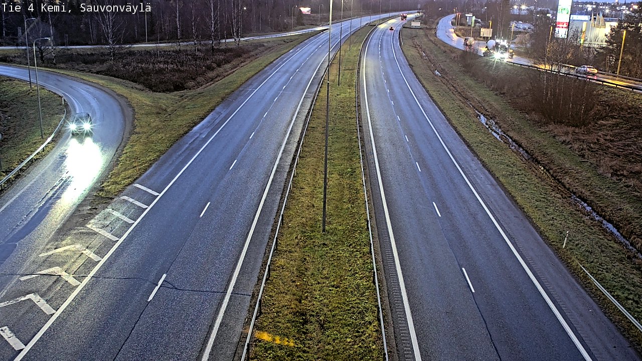 Kelikamerat Kuva Tie 4 Kemi, Sauvonväylä, Kemi, Lappi