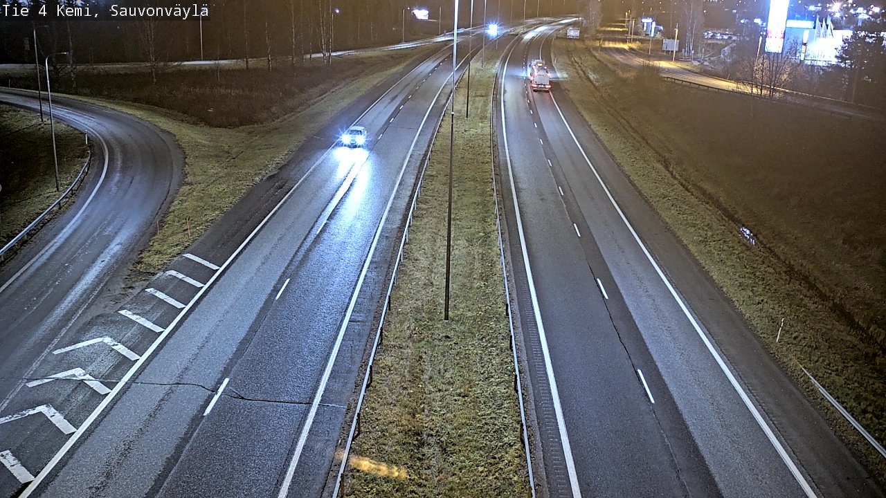 Kelikamerat Kuva Tie 4 Kemi, Sauvonväylä, Kemi, Lappi