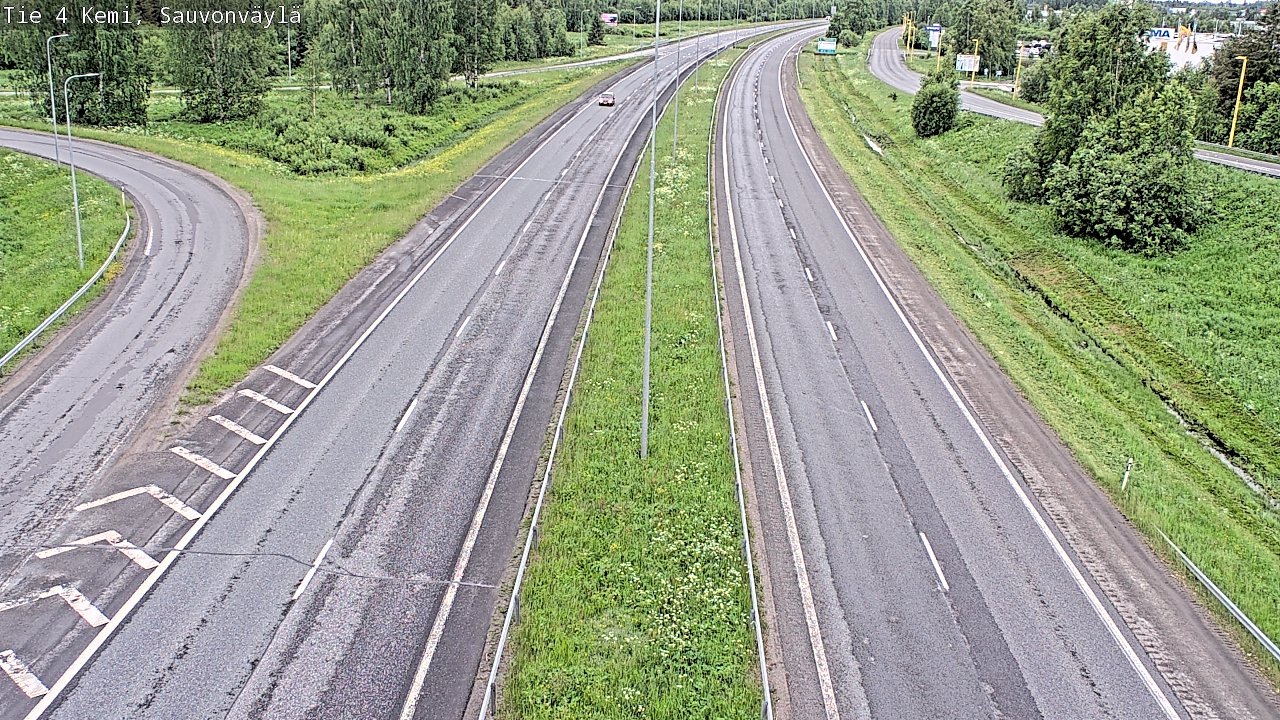 Kelikamerat Kuva Tie 4 Kemi, Sauvonväylä, Kemi, Lappi