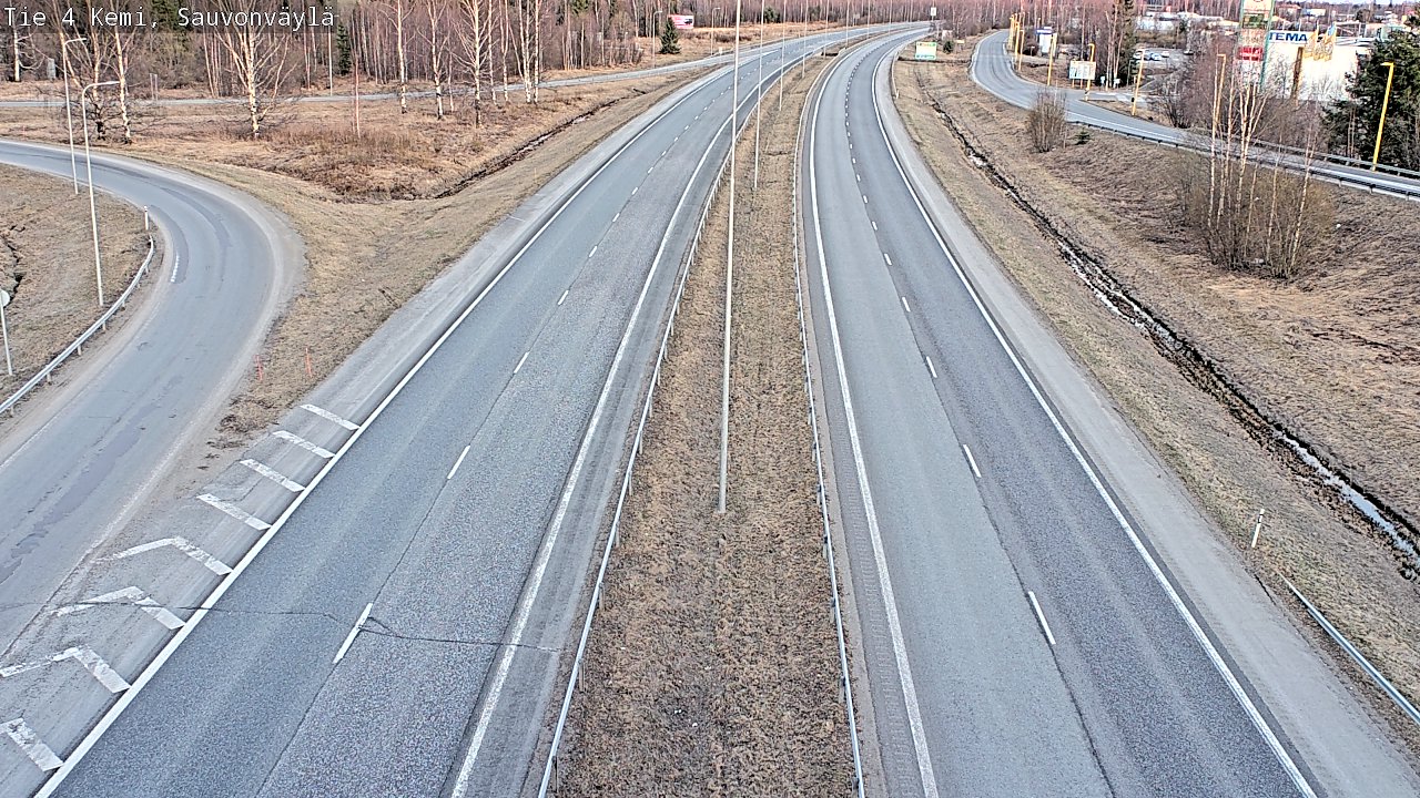 Kelikamerat Kuva Tie 4 Kemi, Sauvonväylä, Kemi, Lappi