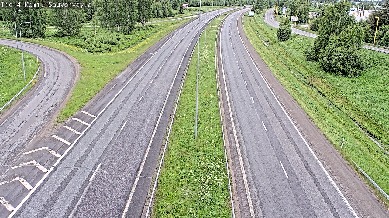 Kelikamerat Kuva Tie 4 Kemi, Sauvonväylä, Kemi, Lappi
