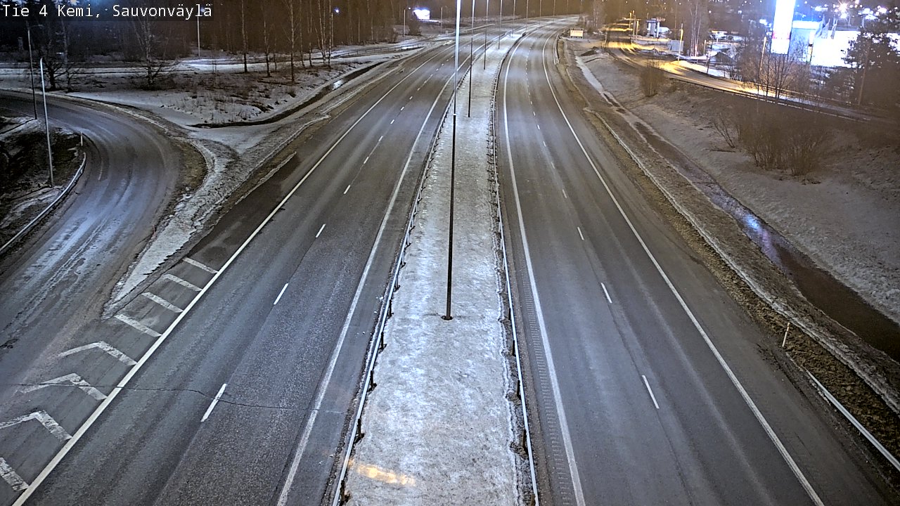 Weather Camera Image Road 4 Kemi, Sauvonväylä, Kemi, Lappi