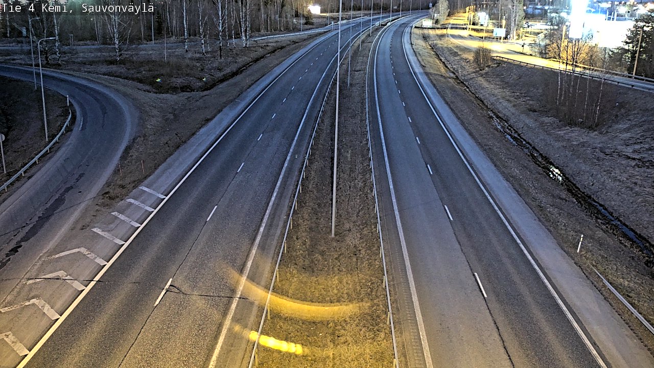 Weather Camera Image Road 4 Kemi, Sauvonväylä, Kemi, Lappi
