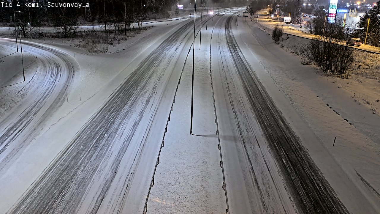 Kelikamerat Kuva Tie 4 Kemi, Sauvonväylä, Kemi, Lappi