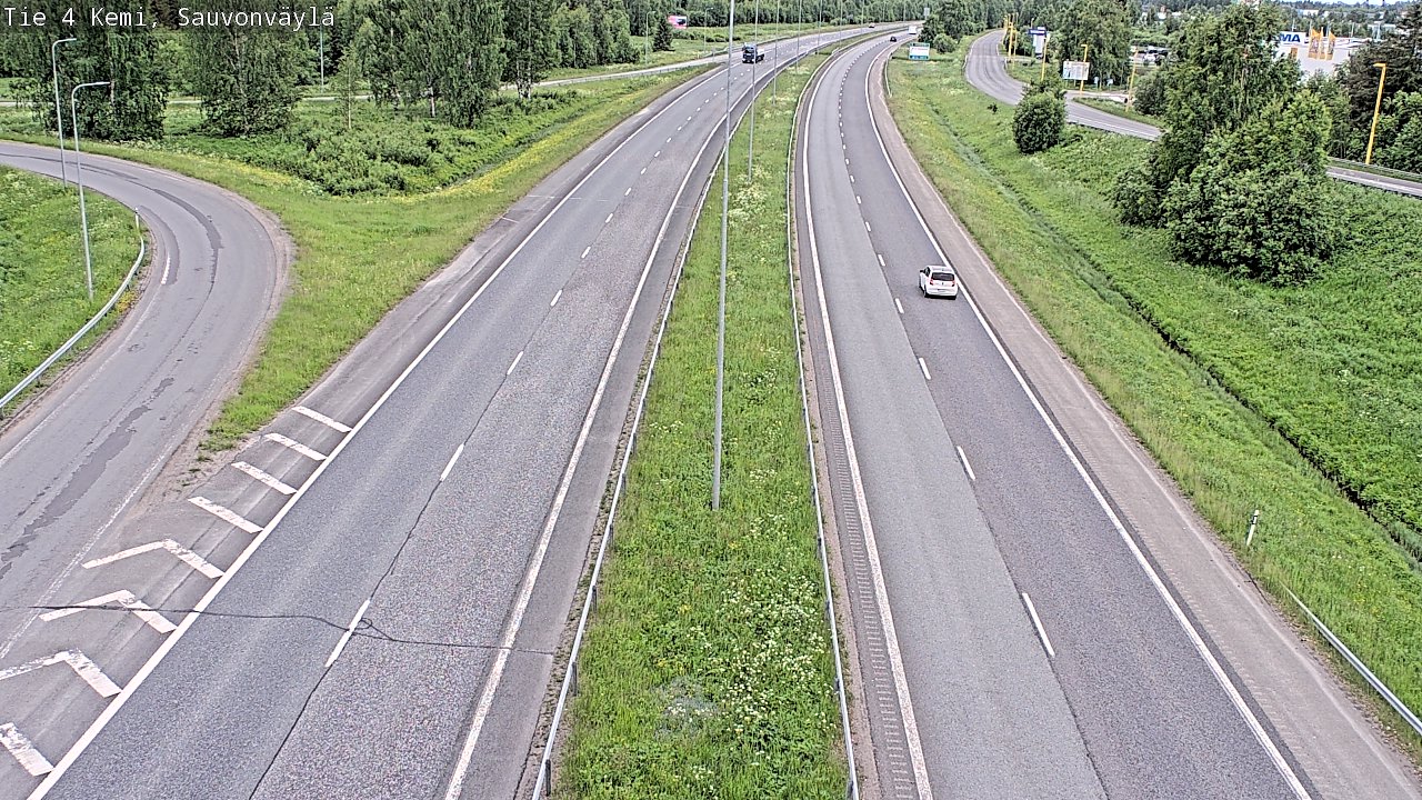 Kelikamerat Kuva Tie 4 Kemi, Sauvonväylä, Kemi, Lappi