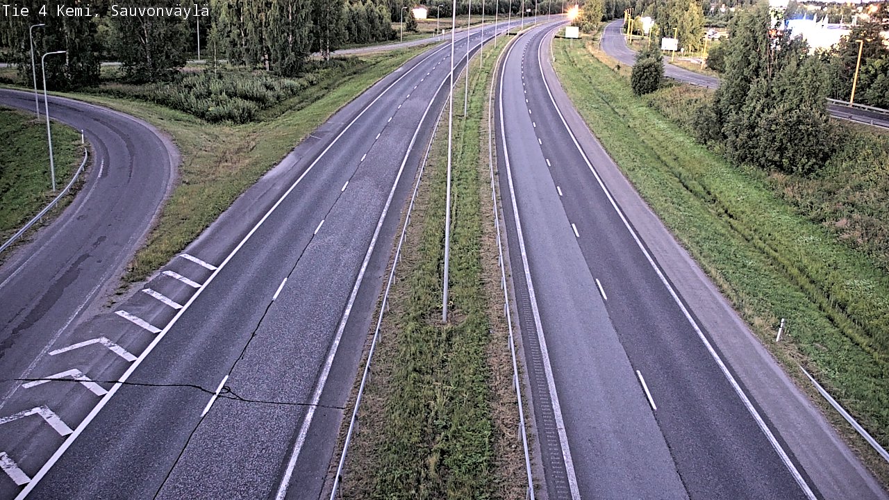 Kelikamerat Kuva Tie 4 Kemi, Sauvonväylä, Kemi, Lappi