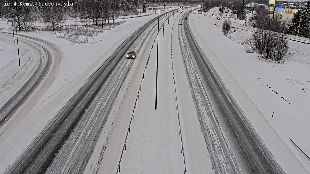 Kelikamerat Kuva Tie 4 Kemi, Sauvonväylä, Kemi, Lappi