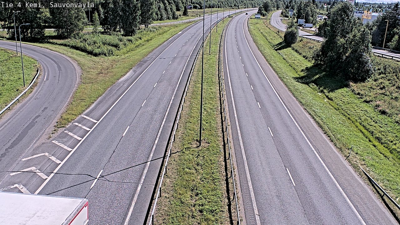 Kelikamerat Kuva Tie 4 Kemi, Sauvonväylä, Kemi, Lappi