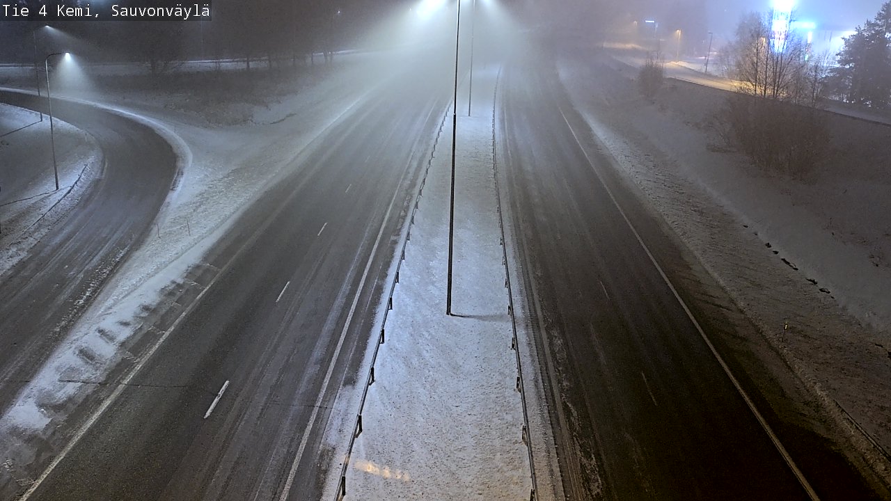 Weather Camera Image Road 4 Kemi, Sauvonväylä, Kemi, Lappi