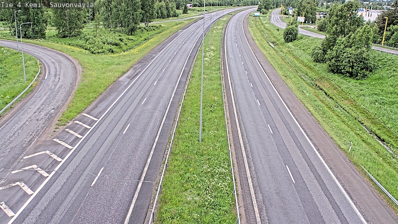 Kelikamerat Kuva Tie 4 Kemi, Sauvonväylä, Kemi, Lappi