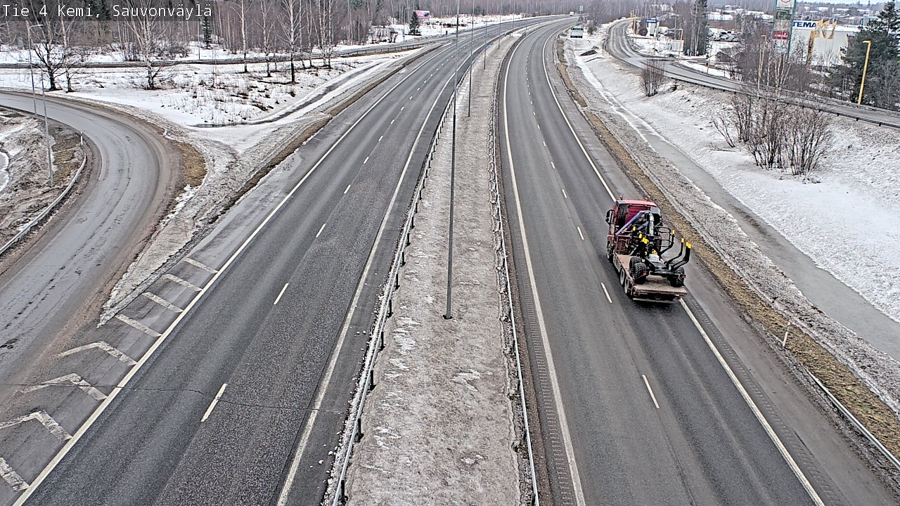 Kelikamerat Kuva Tie 4 Kemi, Sauvonväylä, Kemi, Lappi