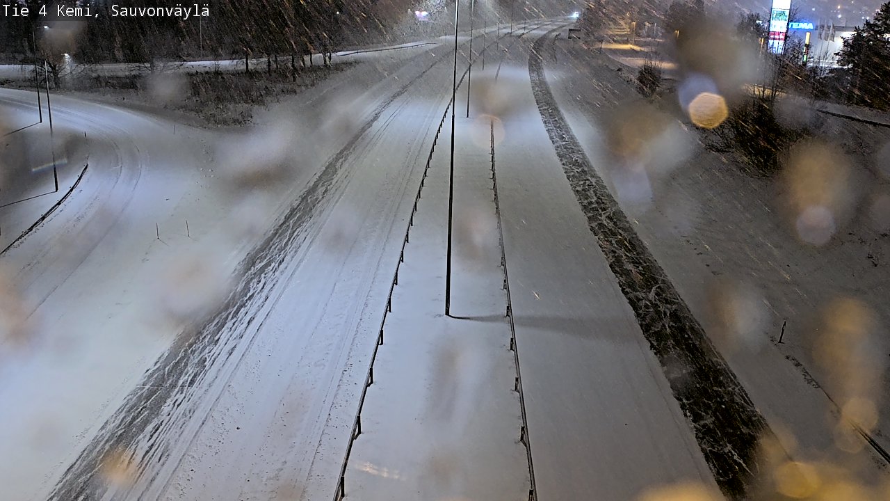 Kelikamerat Kuva Tie 4 Kemi, Sauvonväylä, Kemi, Lappi