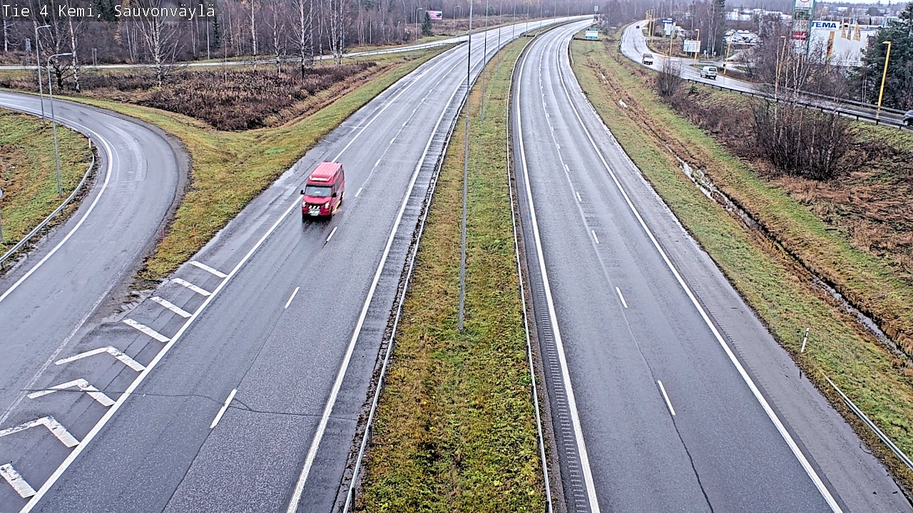 Kelikamerat Kuva Tie 4 Kemi, Sauvonväylä, Kemi, Lappi