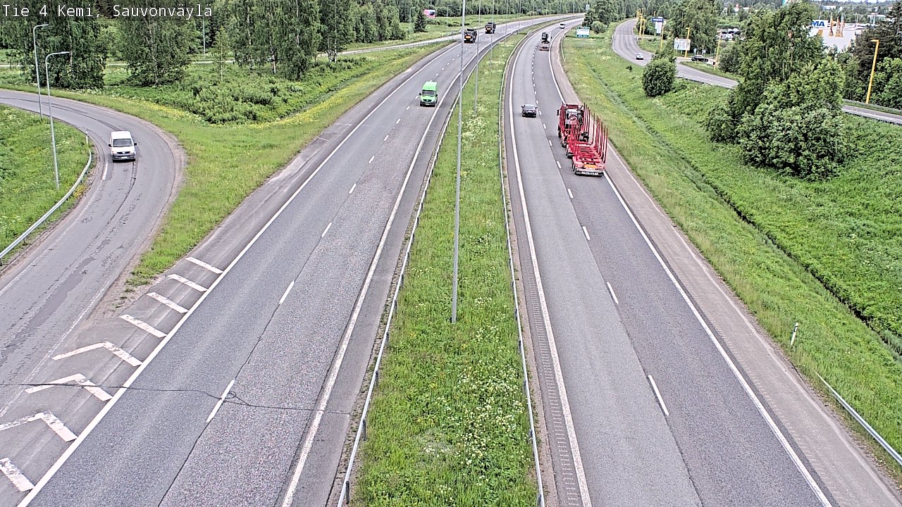 Kelikamerat Kuva Tie 4 Kemi, Sauvonväylä, Kemi, Lappi