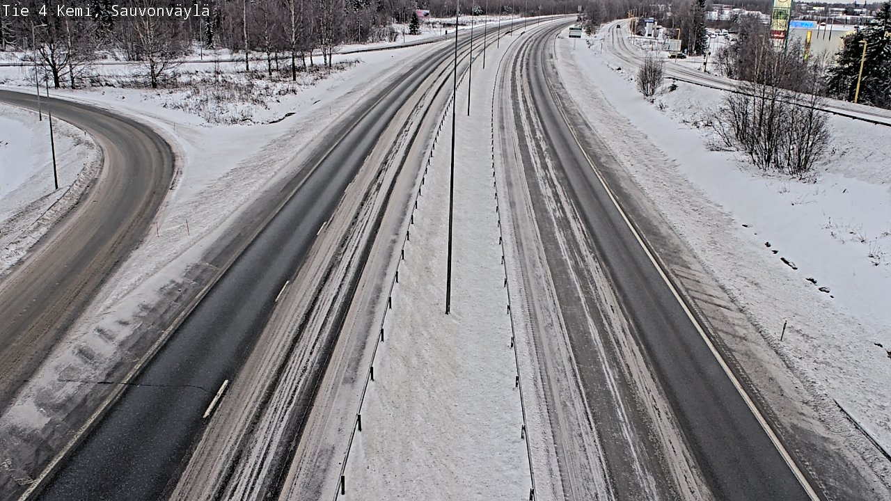 Weather Camera Image Road 4 Kemi, Sauvonväylä, Kemi, Lappi