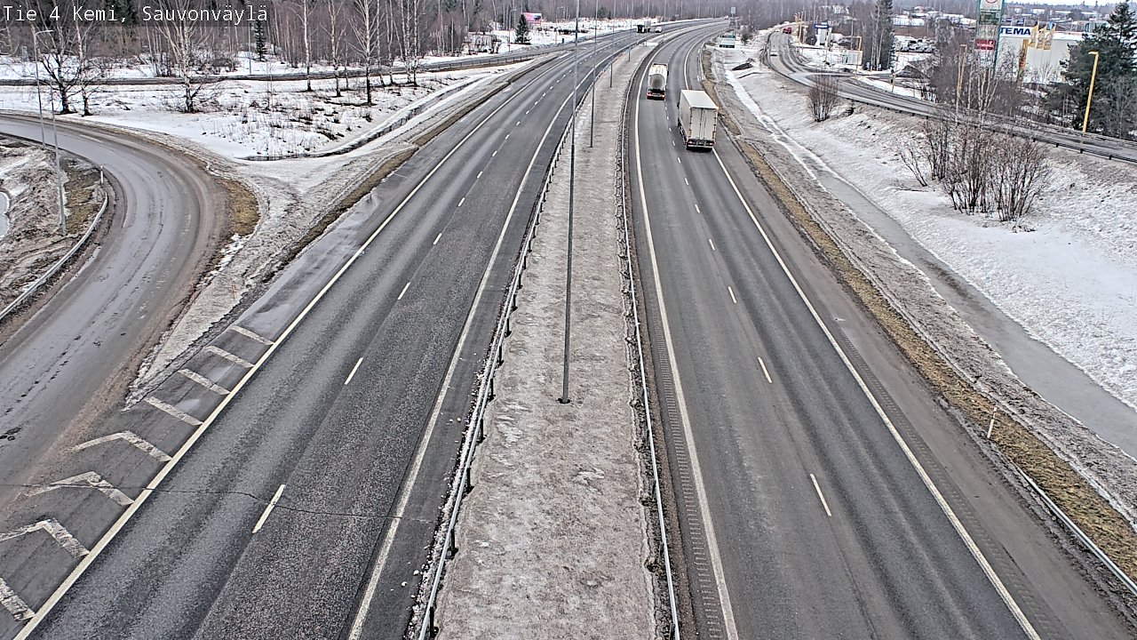 Weather Camera Image Road 4 Kemi, Sauvonväylä, Kemi, Lappi