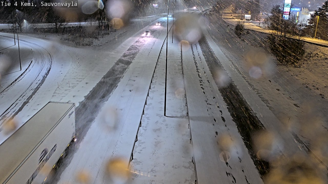 Kelikamerat Kuva Tie 4 Kemi, Sauvonväylä, Kemi, Lappi