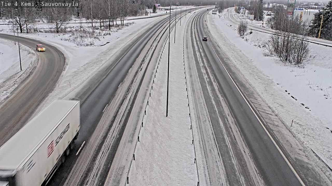 Weather Camera Image Road 4 Kemi, Sauvonväylä, Kemi, Lappi