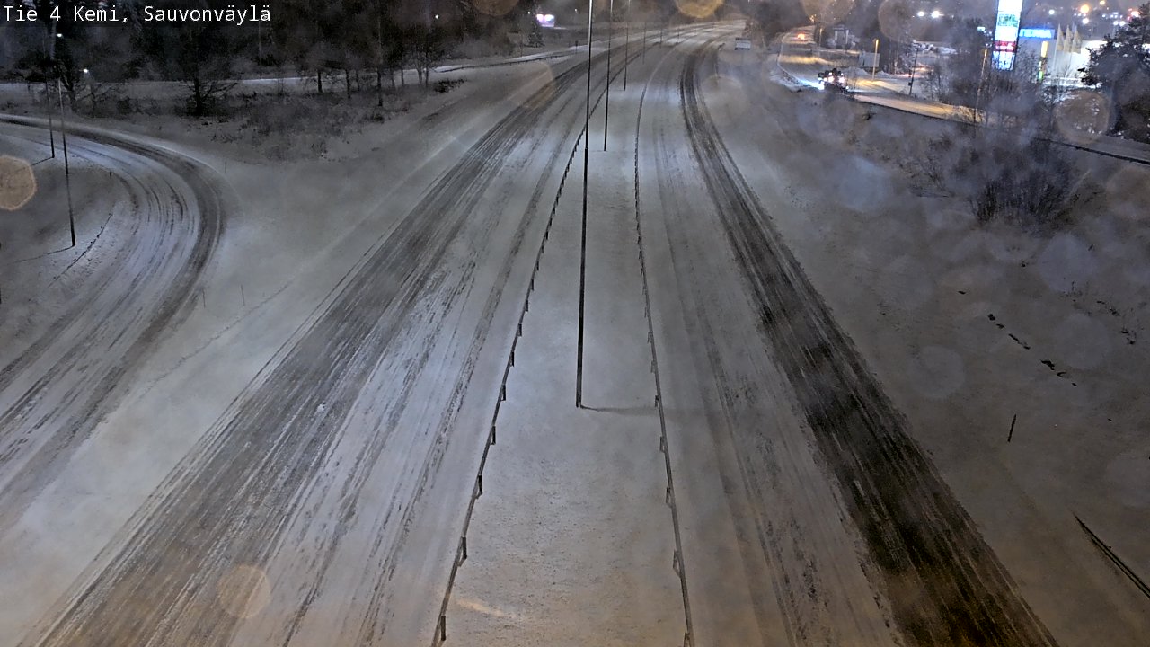 Kelikamerat Kuva Tie 4 Kemi, Sauvonväylä, Kemi, Lappi