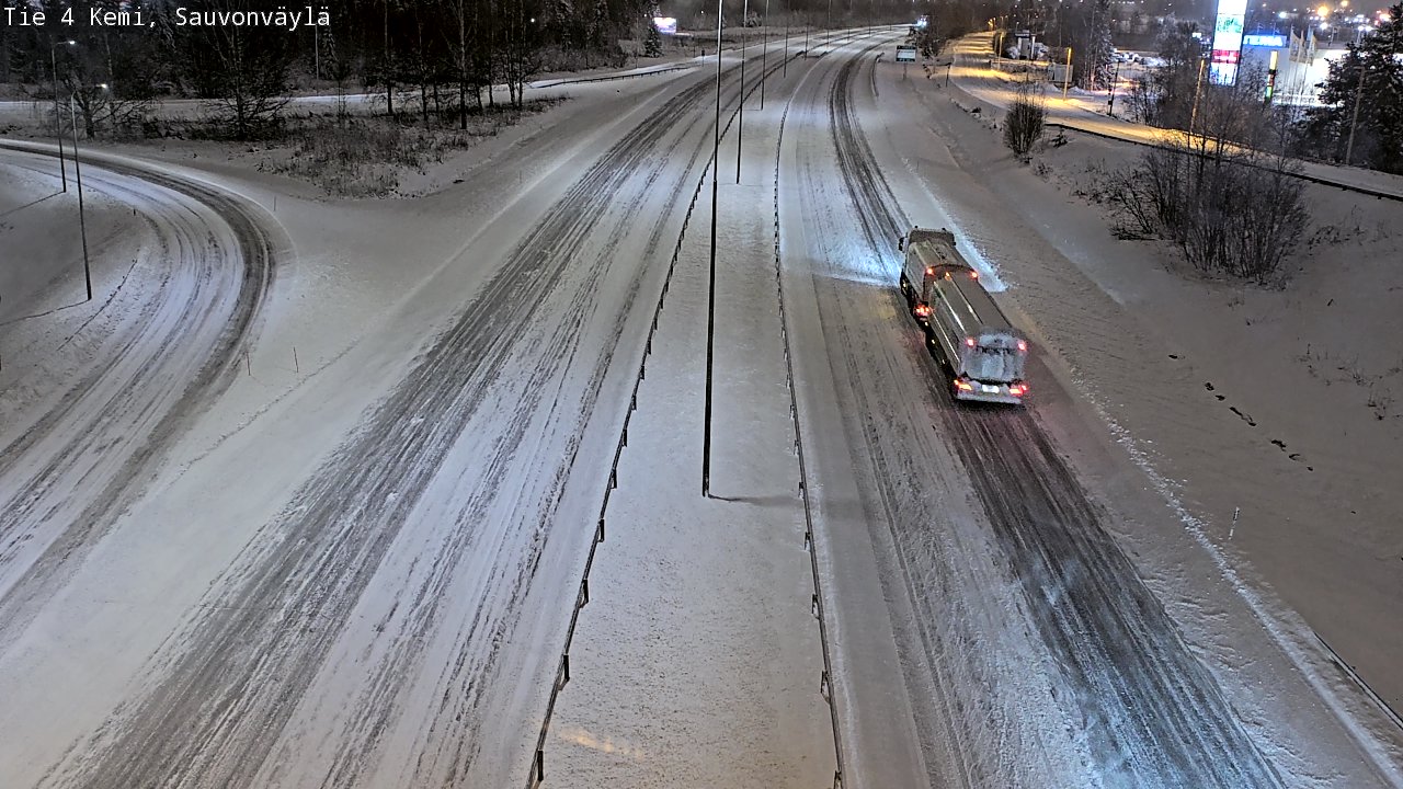 Kelikamerat Kuva Tie 4 Kemi, Sauvonväylä, Kemi, Lappi