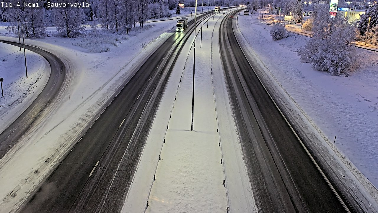 Kelikamerat Kuva Tie 4 Kemi, Sauvonväylä, Kemi, Lappi