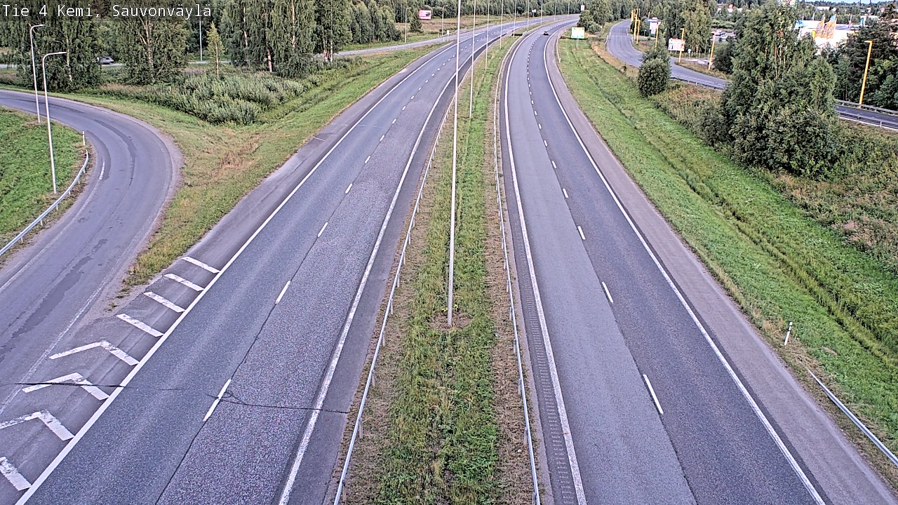 Kelikamerat Kuva Tie 4 Kemi, Sauvonväylä, Kemi, Lappi