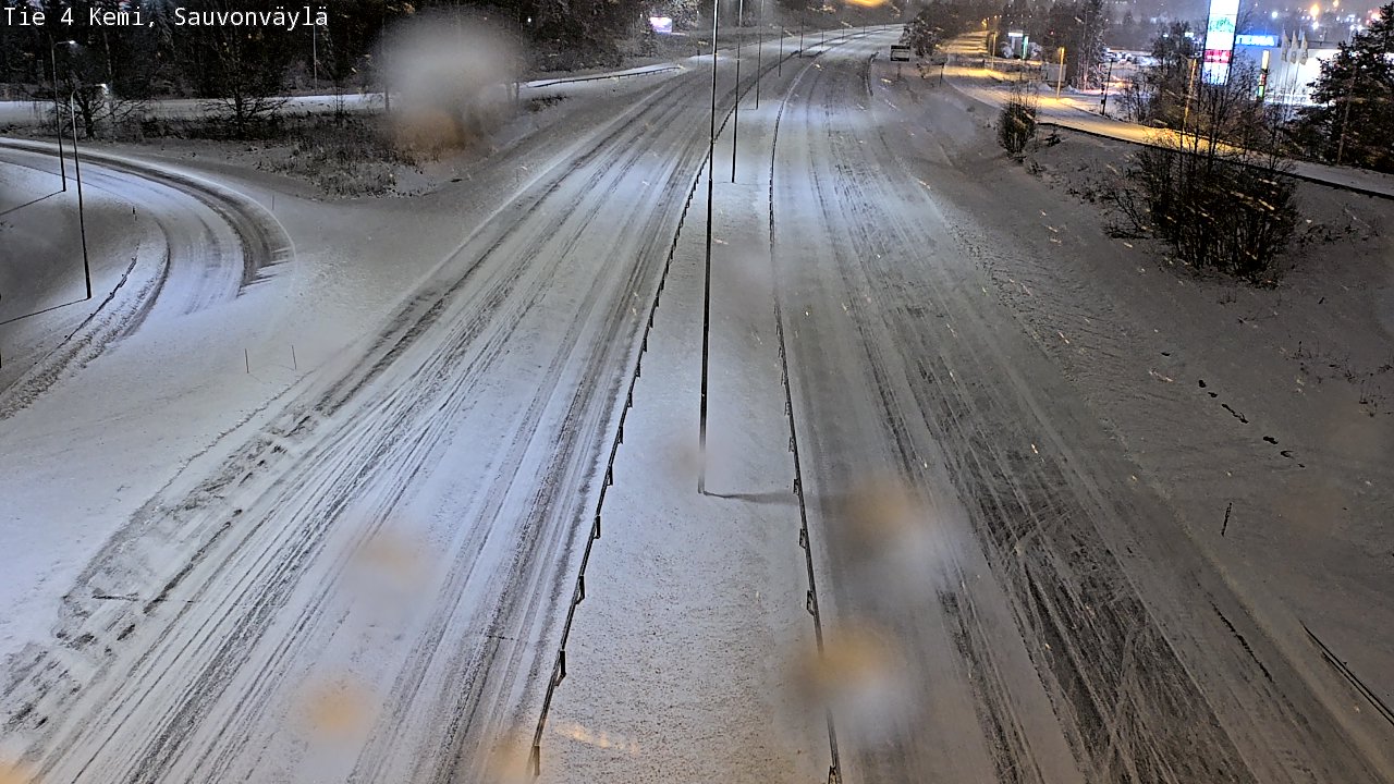 Kelikamerat Kuva Tie 4 Kemi, Sauvonväylä, Kemi, Lappi