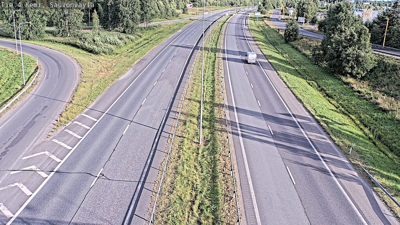 Kelikamerat Kuva Tie 4 Kemi, Sauvonväylä, Kemi, Lappi