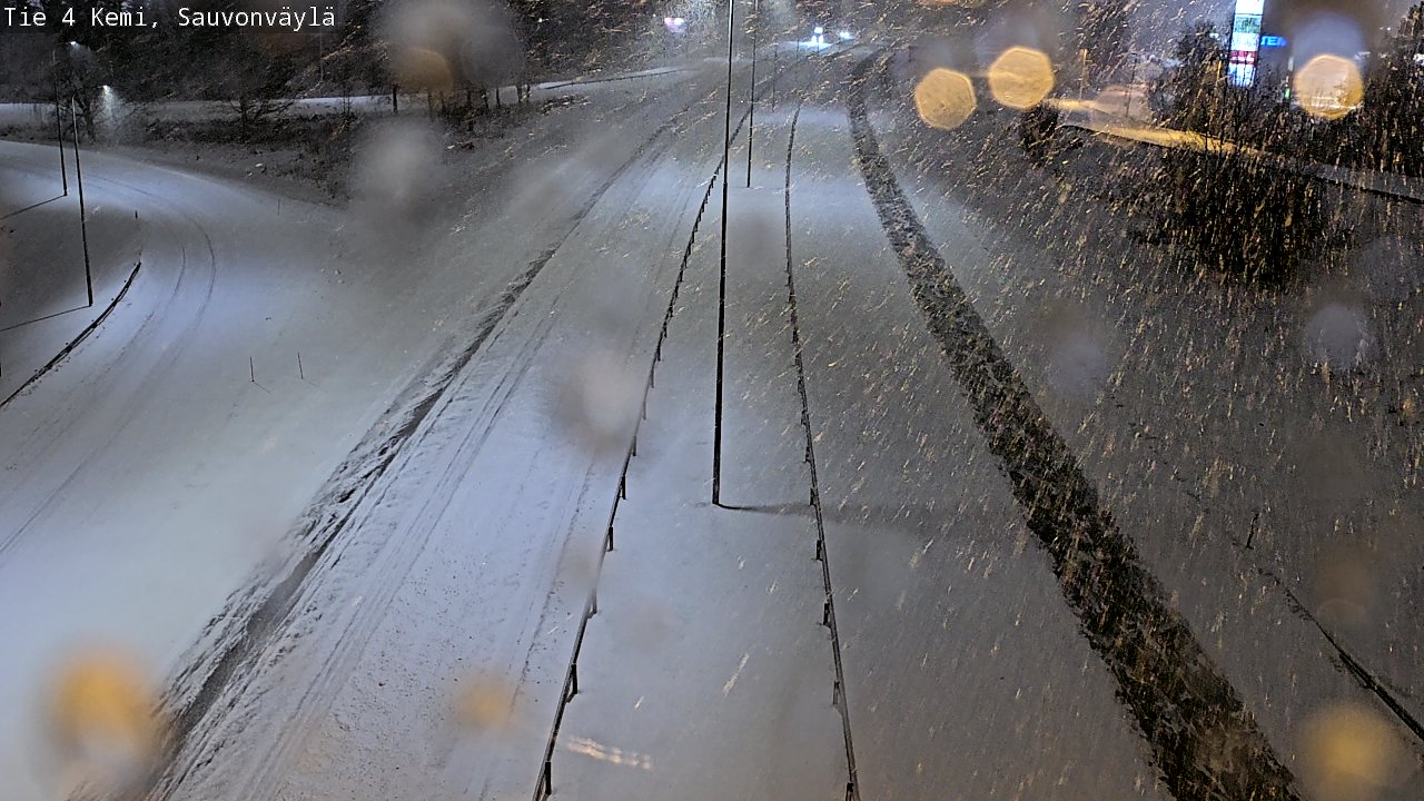 Kelikamerat Kuva Tie 4 Kemi, Sauvonväylä, Kemi, Lappi