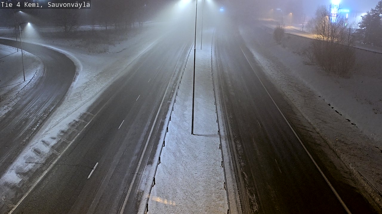 Weather Camera Image Road 4 Kemi, Sauvonväylä, Kemi, Lappi