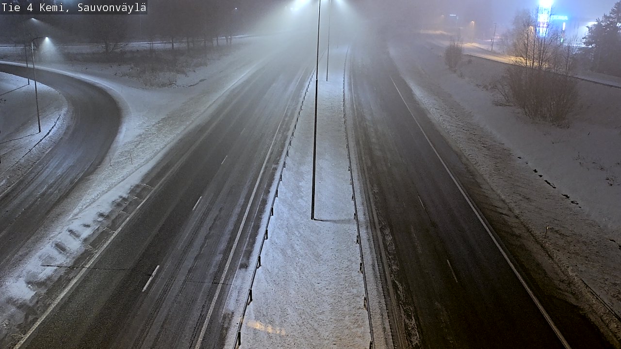 Weather Camera Image Road 4 Kemi, Sauvonväylä, Kemi, Lappi
