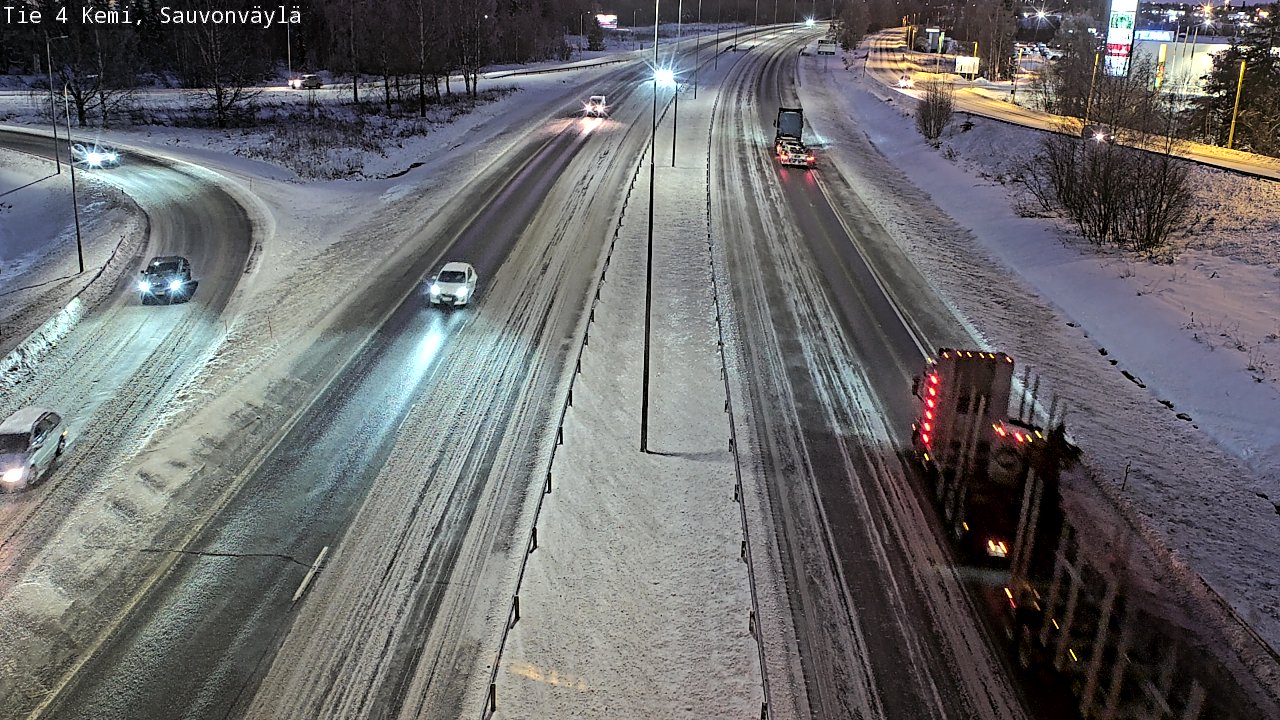 Weather Camera Image Road 4 Kemi, Sauvonväylä, Kemi, Lappi