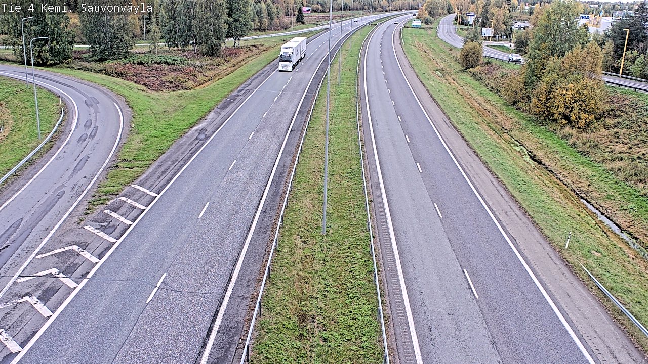 Kelikamerat Kuva Tie 4 Kemi, Sauvonväylä, Kemi, Lappi