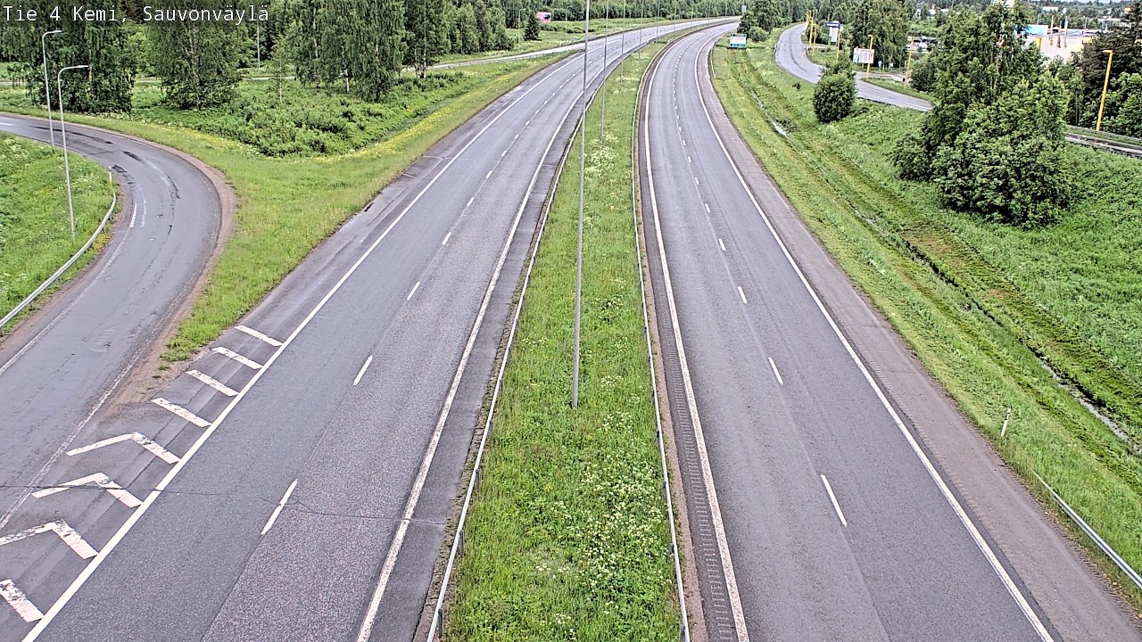 Kelikamerat Kuva Tie 4 Kemi, Sauvonväylä, Kemi, Lappi