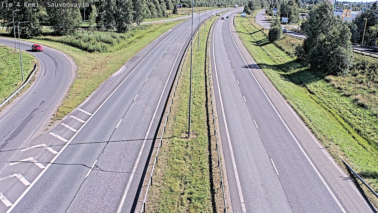 Kelikamerat Kuva Tie 4 Kemi, Sauvonväylä, Kemi, Lappi
