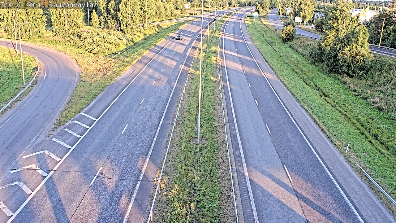 Kelikamerat Kuva Tie 4 Kemi, Sauvonväylä, Kemi, Lappi