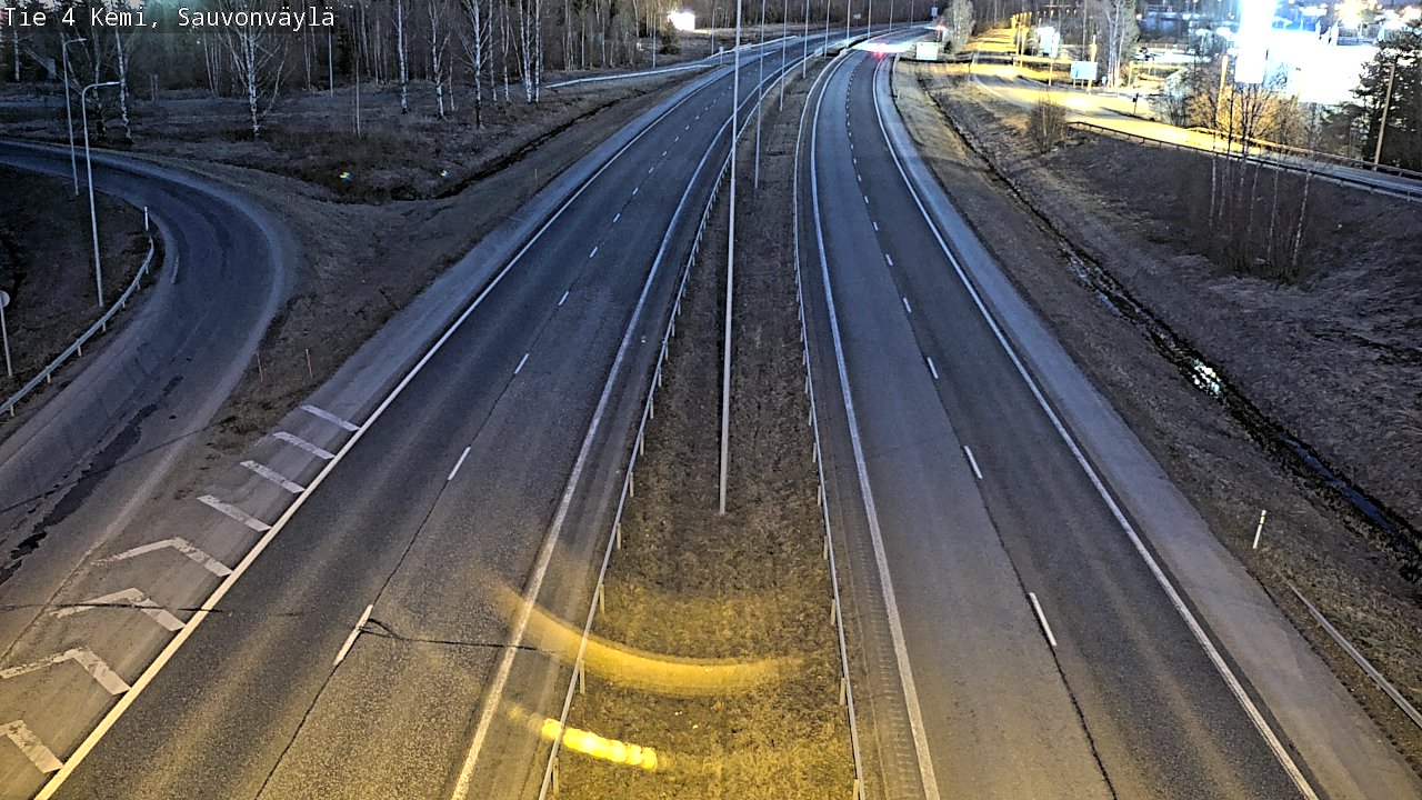 Kelikamerat Kuva Tie 4 Kemi, Sauvonväylä, Kemi, Lappi
