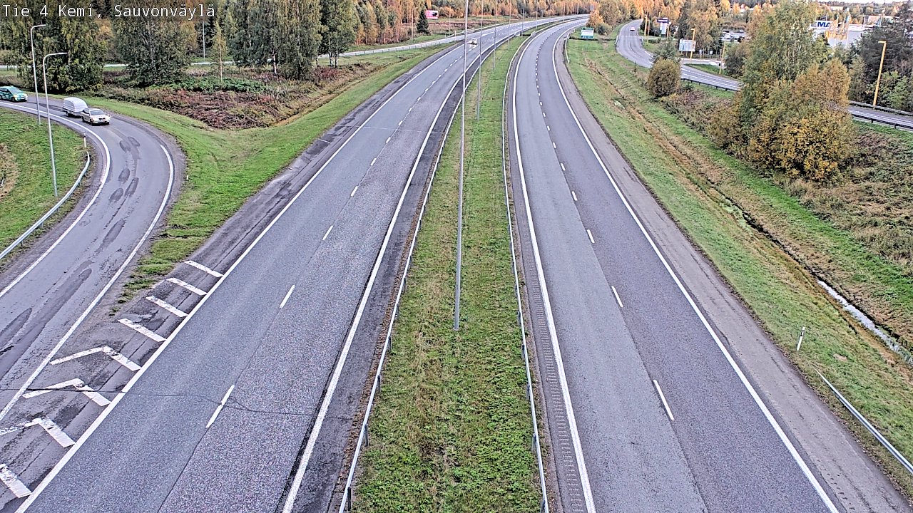 Kelikamerat Kuva Tie 4 Kemi, Sauvonväylä, Kemi, Lappi