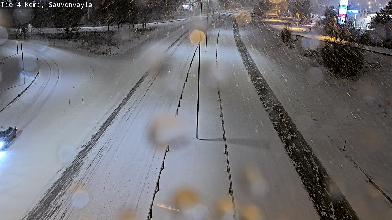 Kelikamerat Kuva Tie 4 Kemi, Sauvonväylä, Kemi, Lappi