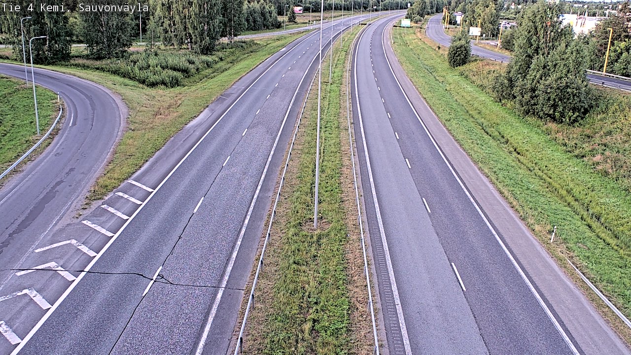 Kelikamerat Kuva Tie 4 Kemi, Sauvonväylä, Kemi, Lappi